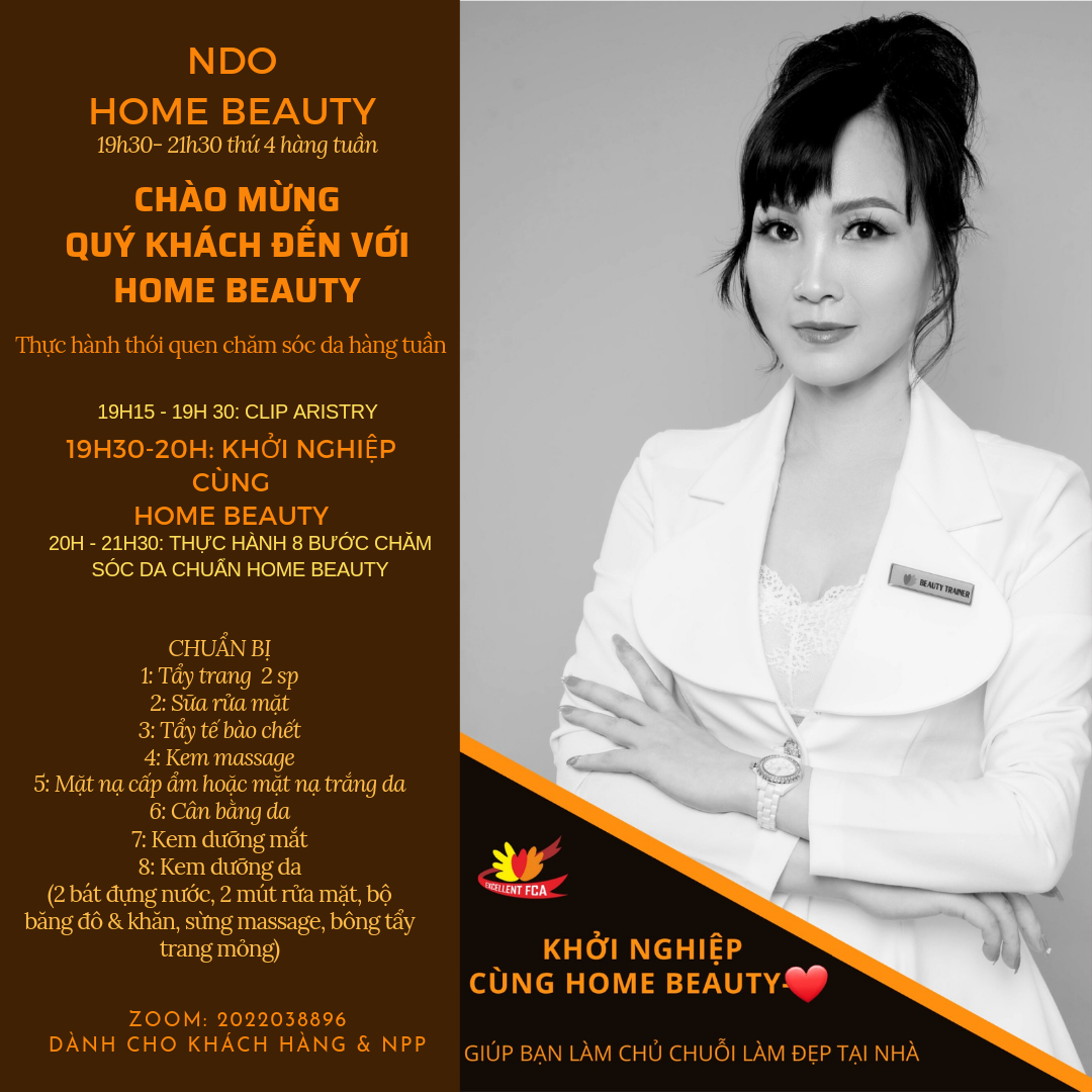 Khởi nghiệp tại nhà cùng HomeBeauty