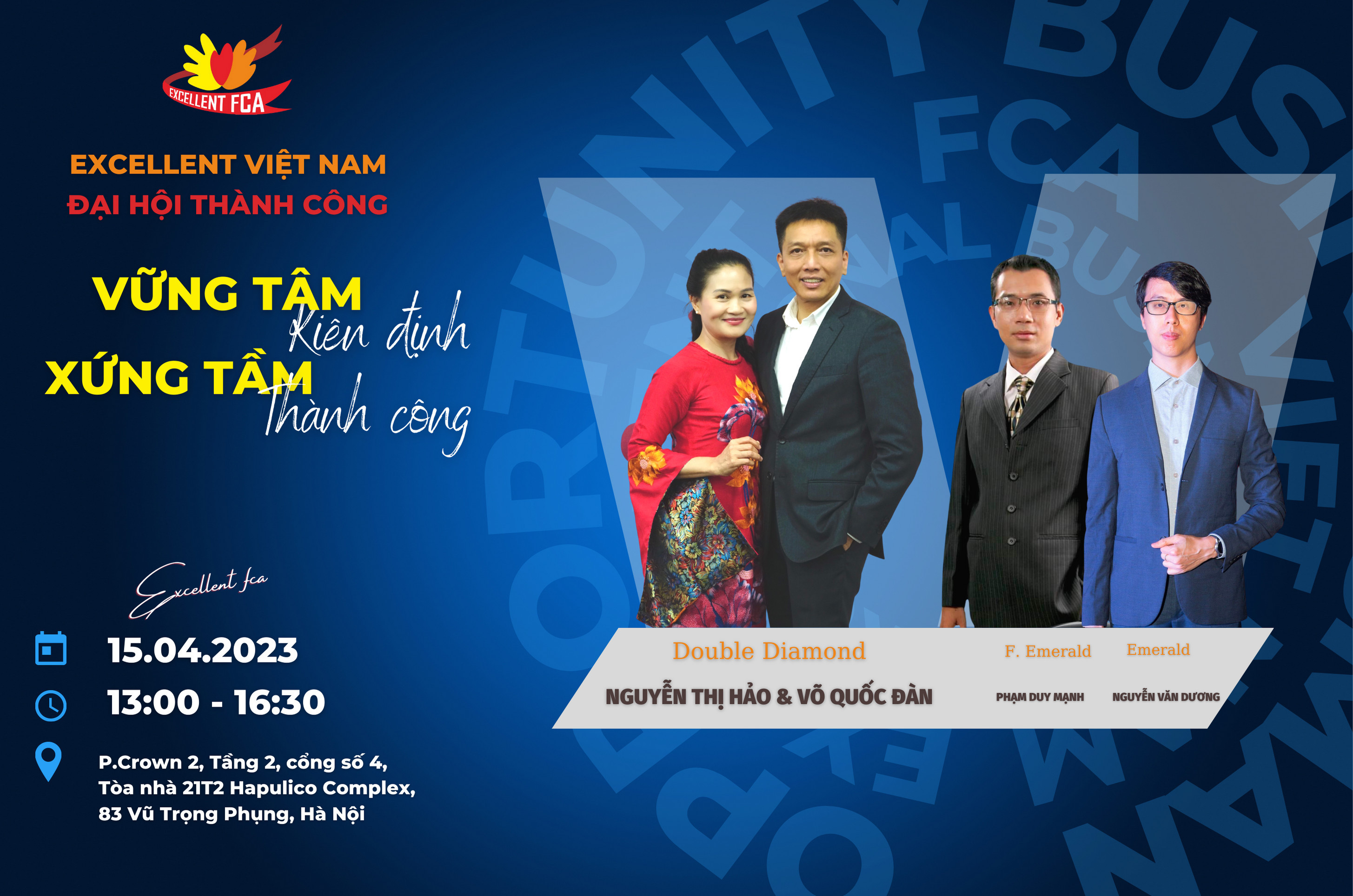 ĐẠI HỘI CON ĐƯỜNG THÀNH CÔNG 15/4/2023