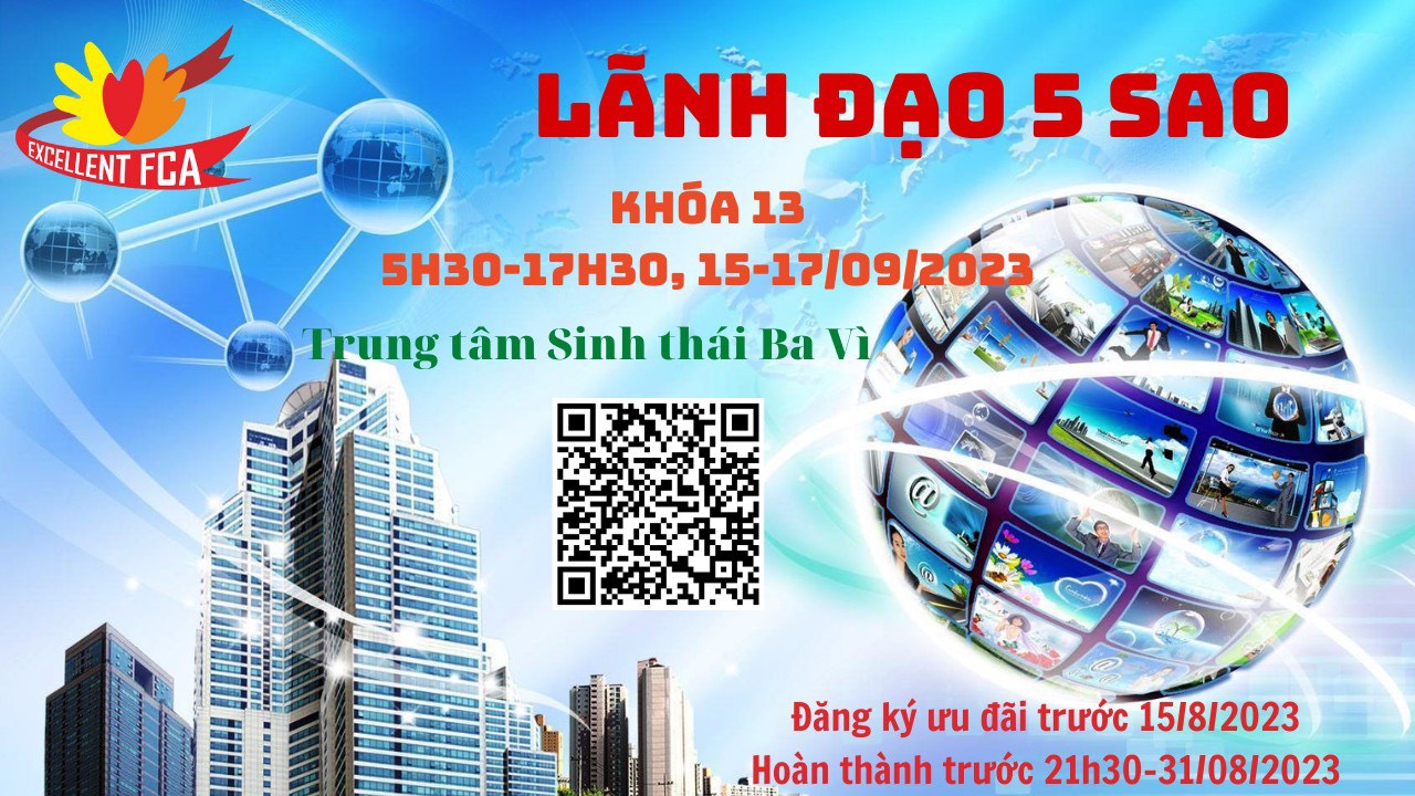 LÃNH ĐẠO 5 SAO K13 TỪ 15-17/9/2023